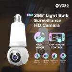 3MP Lens Bulb PTZ Long Light Camera