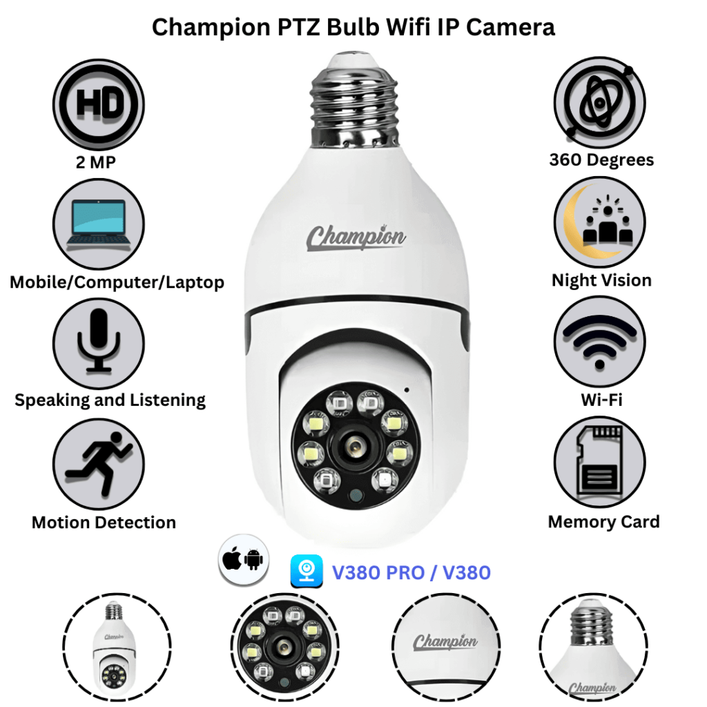 Champion Brand Bulb Holder Camera