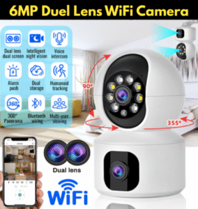 WiFi Support 6MP Duel Lens Camera