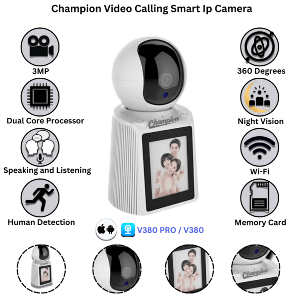 3MP Smart Video Calling Camera