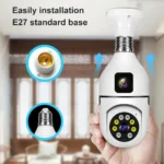 6MP Dual Lens Bulb Holder Camera