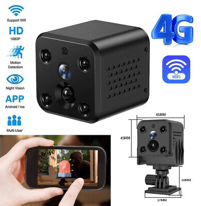 4G Sim Supported 4 Hours Backup Camera
