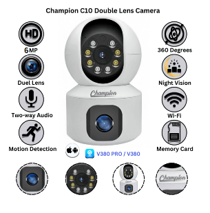 C10 6Mp Double Lens Wi-Fi Camera