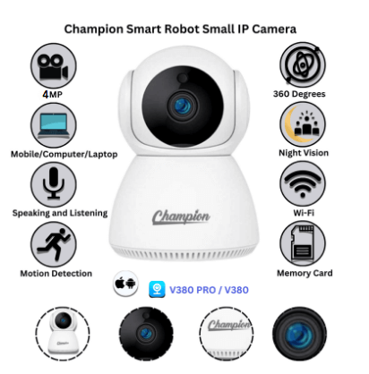 4MP Lanport Robot Doll Camera
