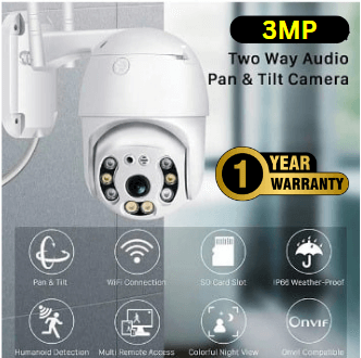 3MP Outdoor Waterproof Lanport Colour Camera