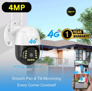 4MP 4G Lanport & Wifi Outdoor Waterproof Camera
