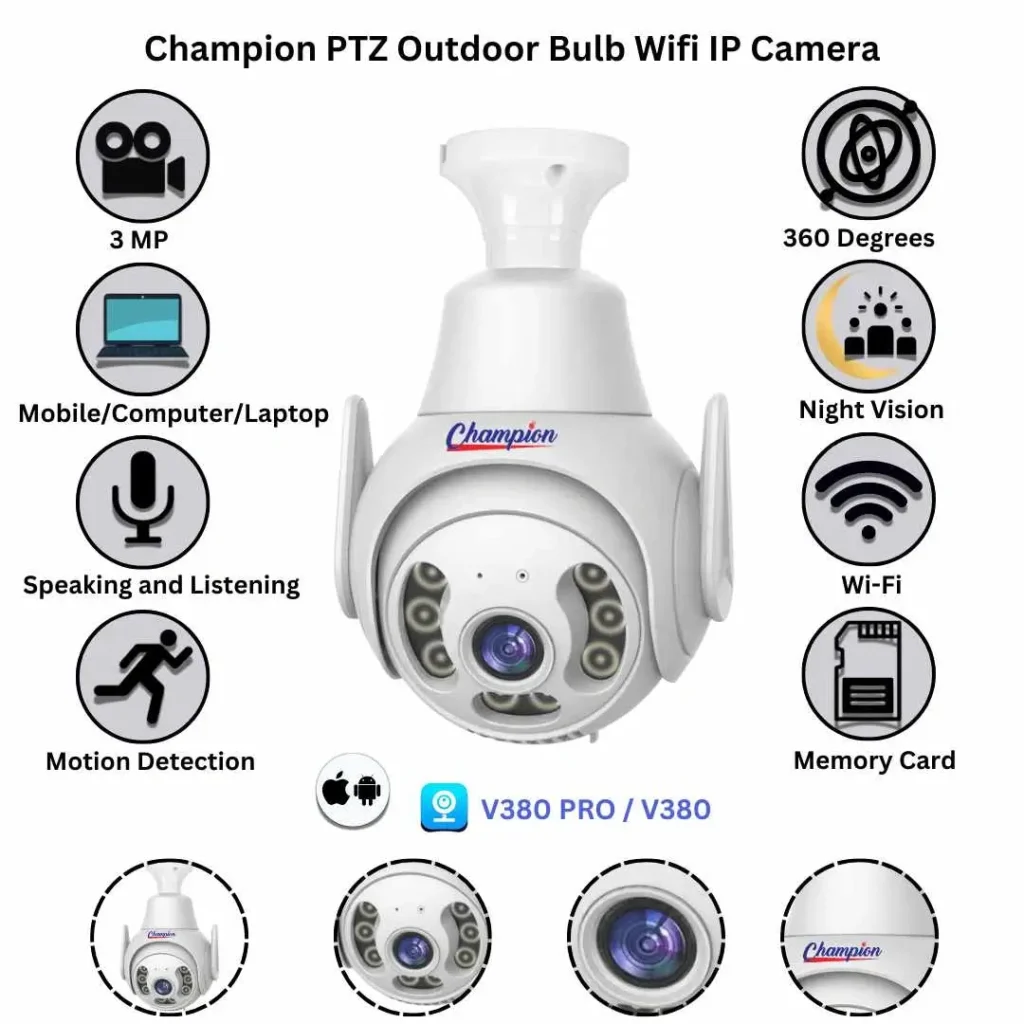 Outdoor Bulb Wifi IP Camera